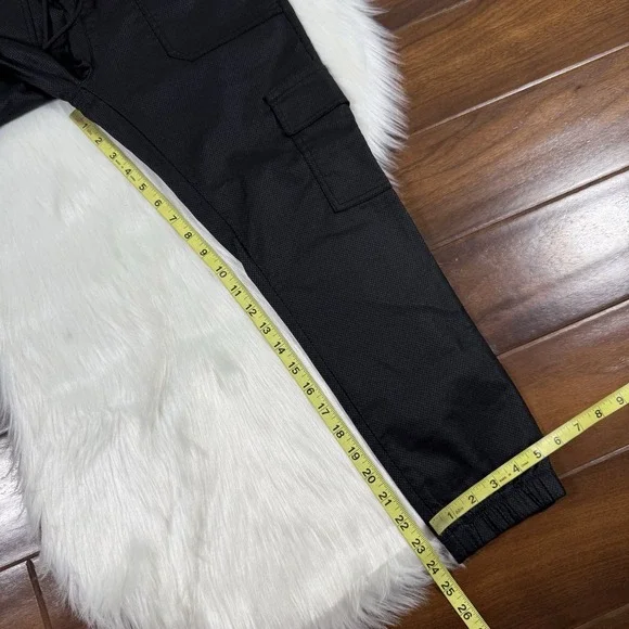 Bevy Flog Women's Size 25 Black Gaya Drawstring Cargo Jogger Pull On Pants - Picture 5 of 11